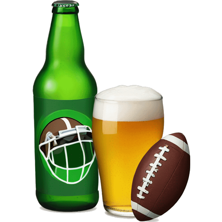 Football beer emoji