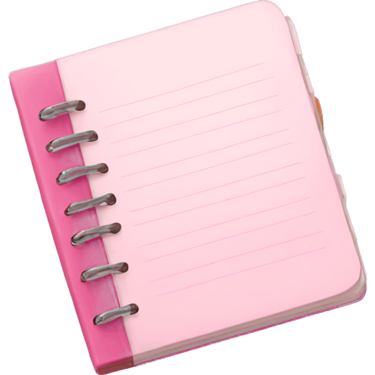 pink notebook  emoji