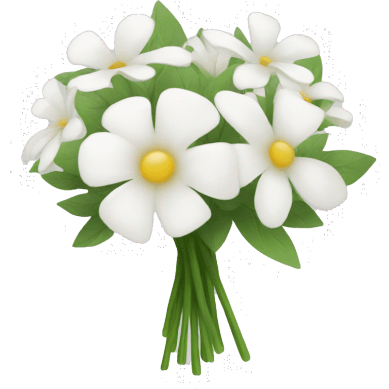 White flower bouquet emoji