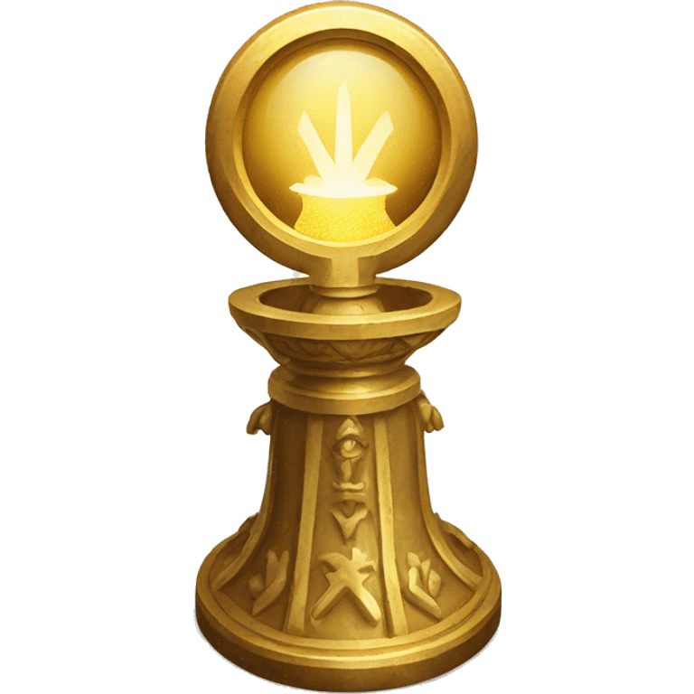 Monstrance host light emoji