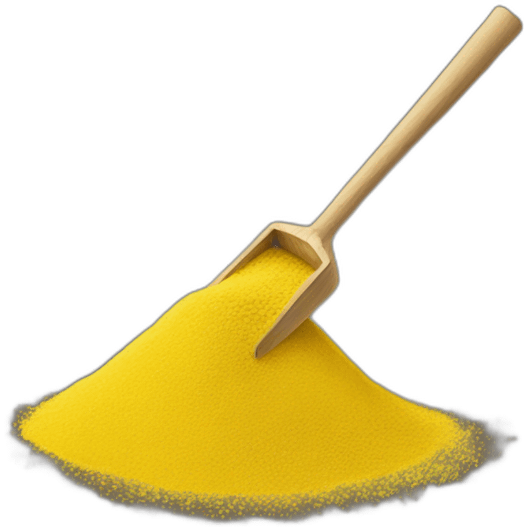 Yellow powder emoji