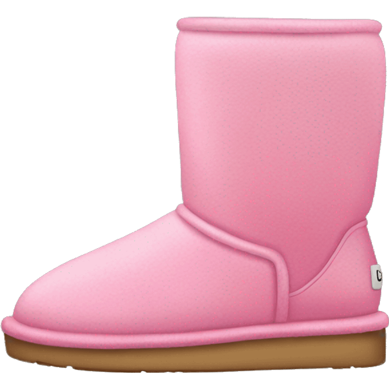 Pink ugg emoji