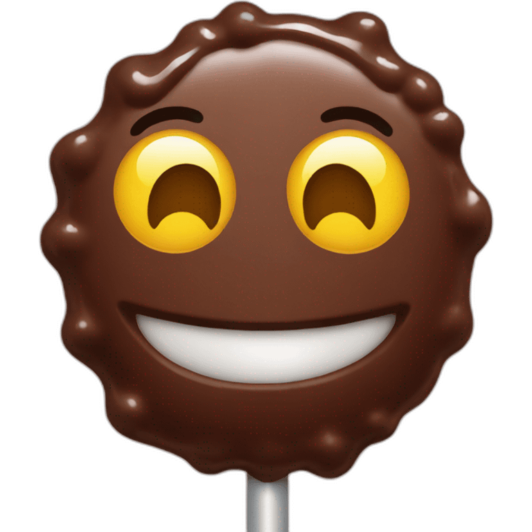 happy chocolate rice pops emoji