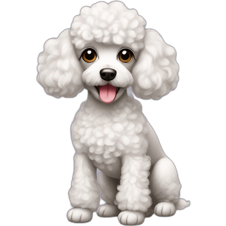 Mini poodle emoji