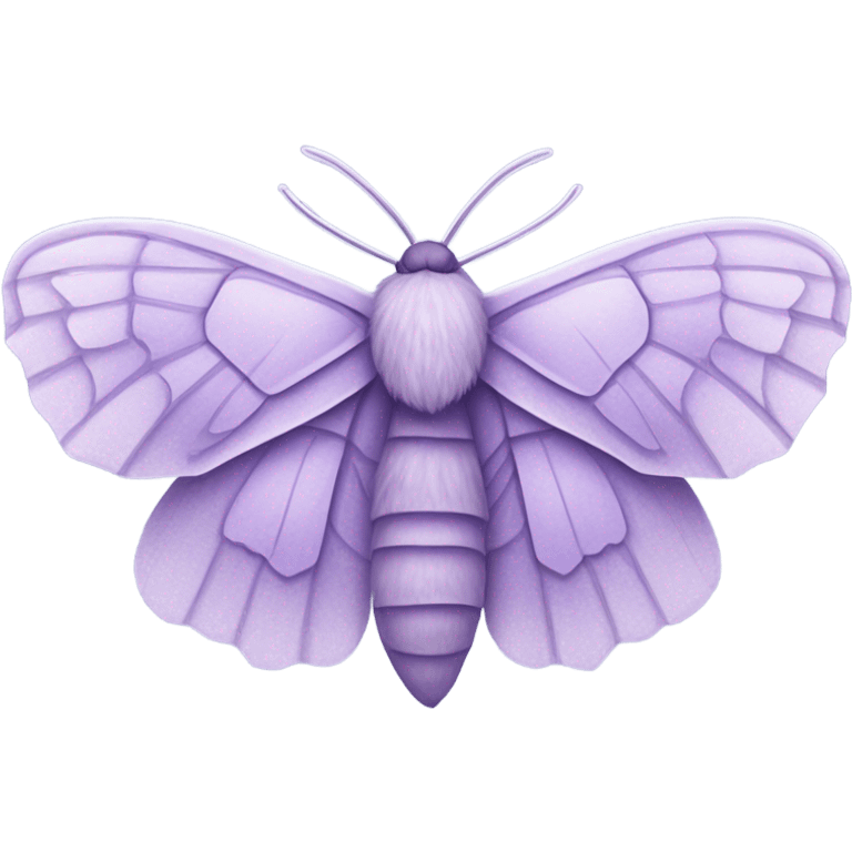 singular lilac moth emoji