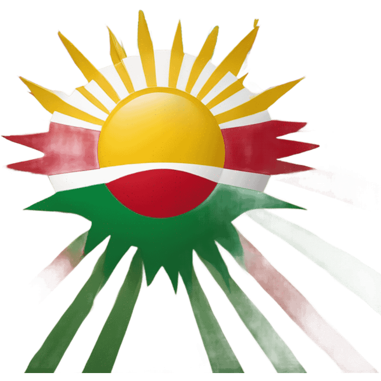 Kurdistan flag emoji emoji