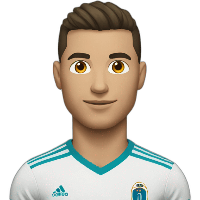 Ronaldo avec un pouce bleu emoji