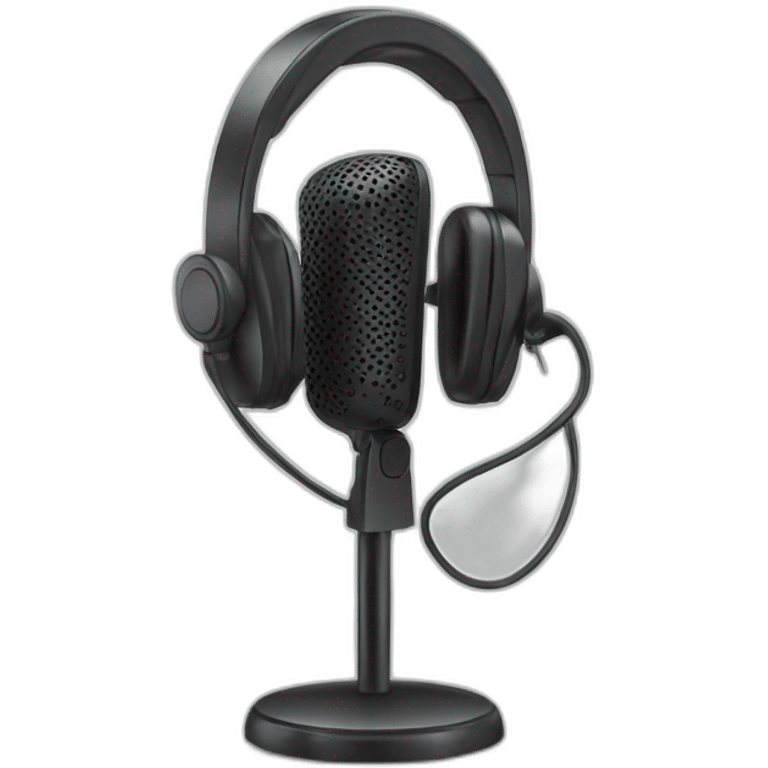 Headphones and Microphone for Crm emoji