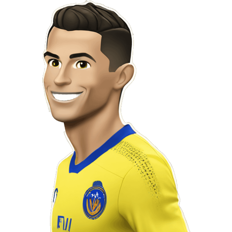 Cristiano Ronaldo at Al Nassr emoji