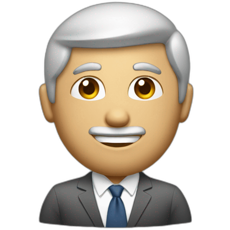 commodity business man emoji