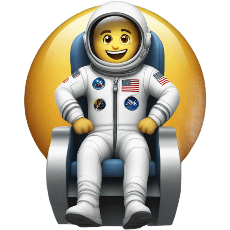 white man flying on a rocket emoji