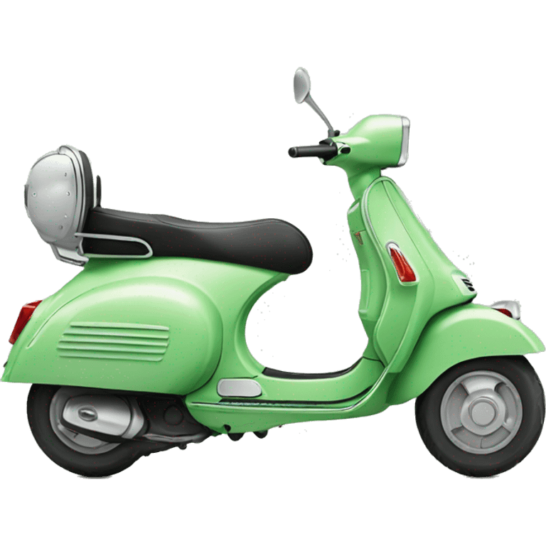 Light green vespa emoji