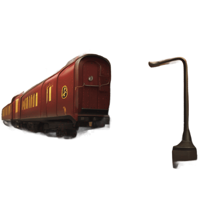 Nine and three-quarters of the platform in harry potter emoji