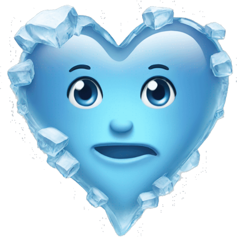 ice heart  emoji