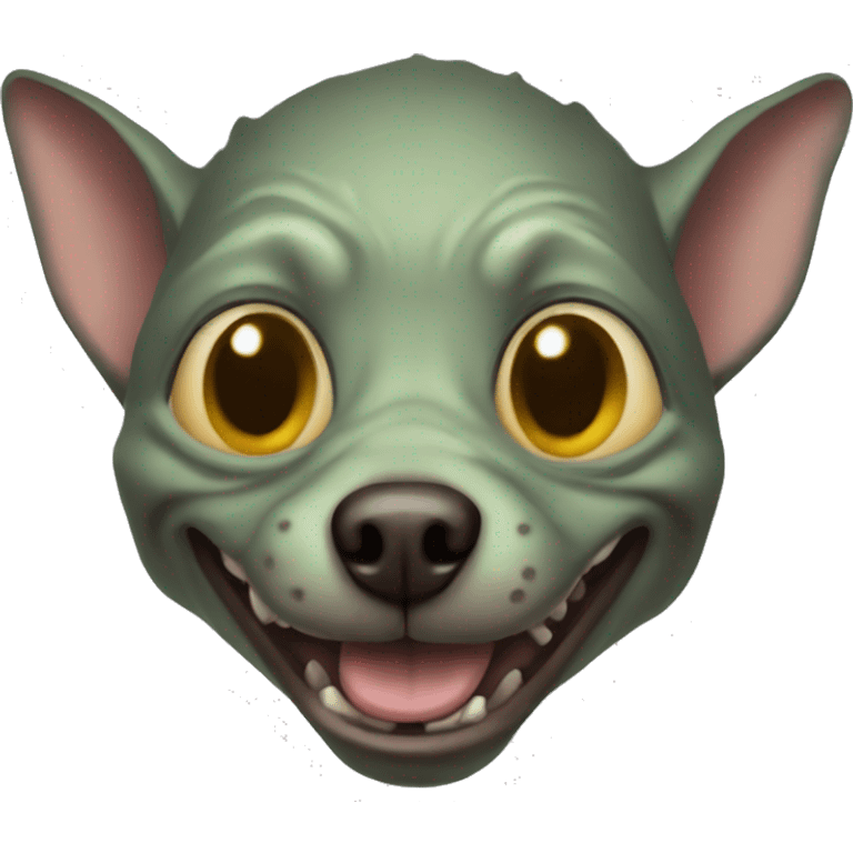 Goblin dog emoji