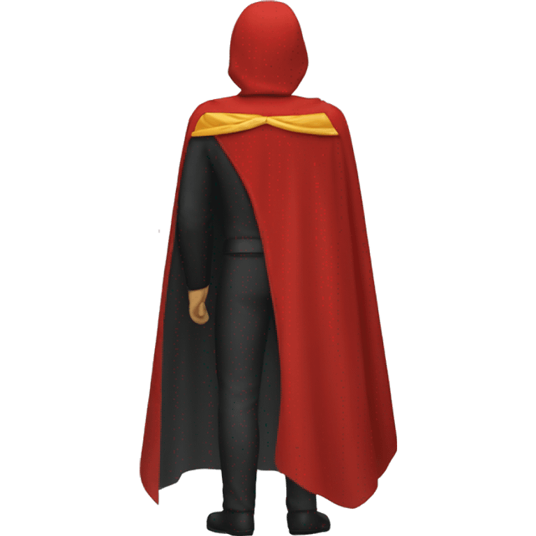 red hero cape back view emoji