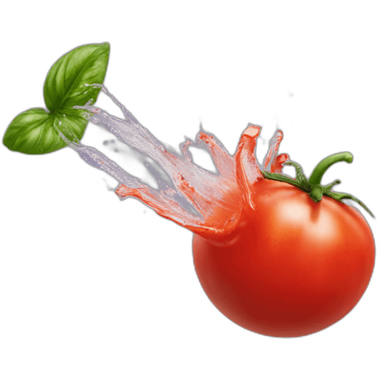 Tomato splashing emoji