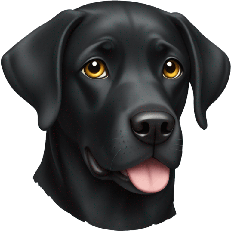 black labrador  emoji