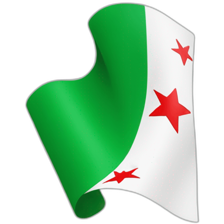 Drapeau syrie vert emoji