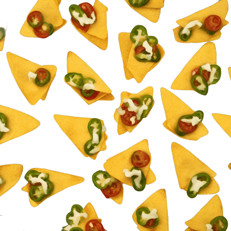 Nachos with jalapeños  emoji