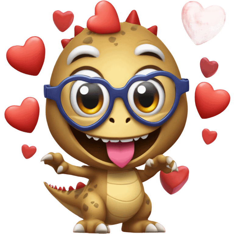 valentines dinosaur  emoji