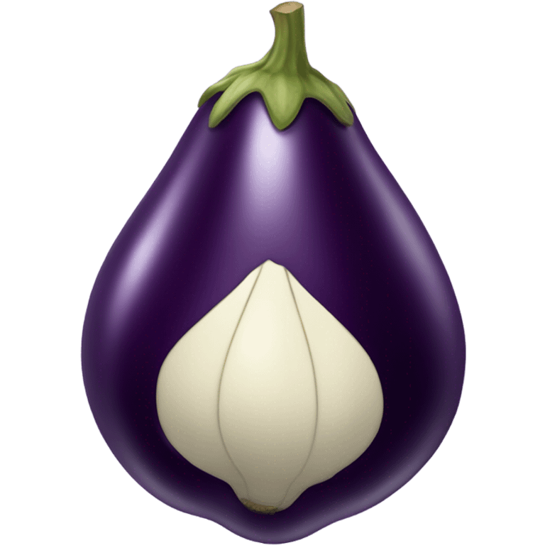 Eggplant skin emoji