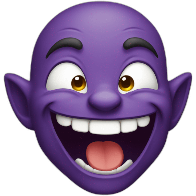 laughing imp emoji