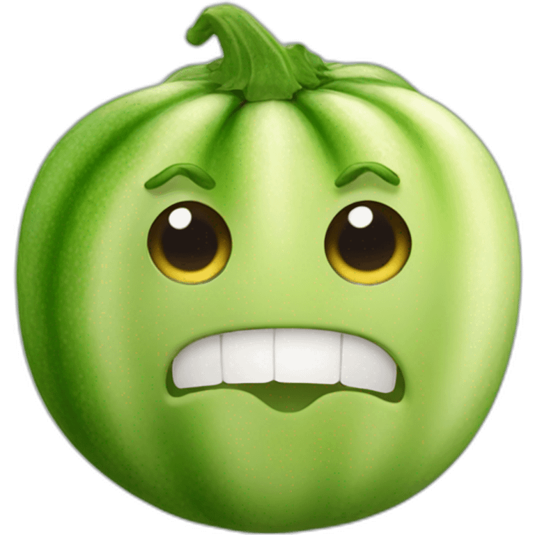 courgette face slap emoji