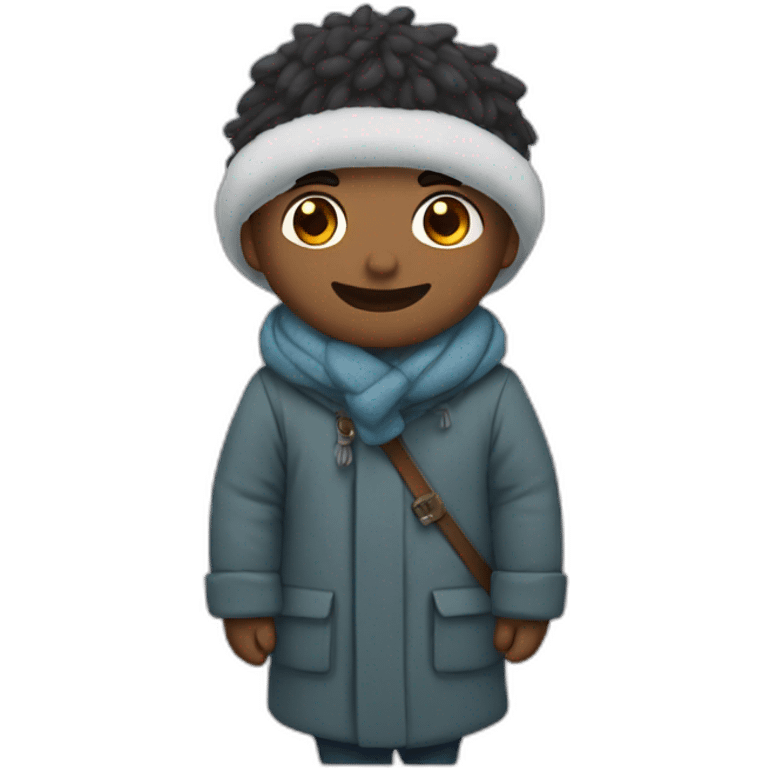 Amin in winter emoji