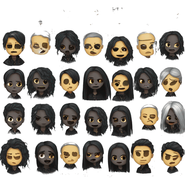 goth emojis emoji