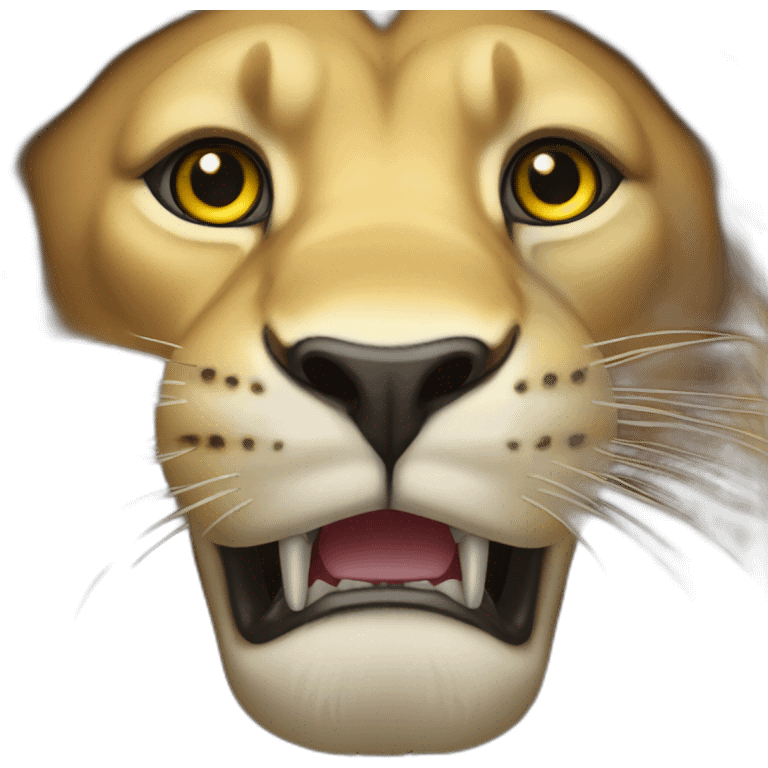 lion on batterie emoji