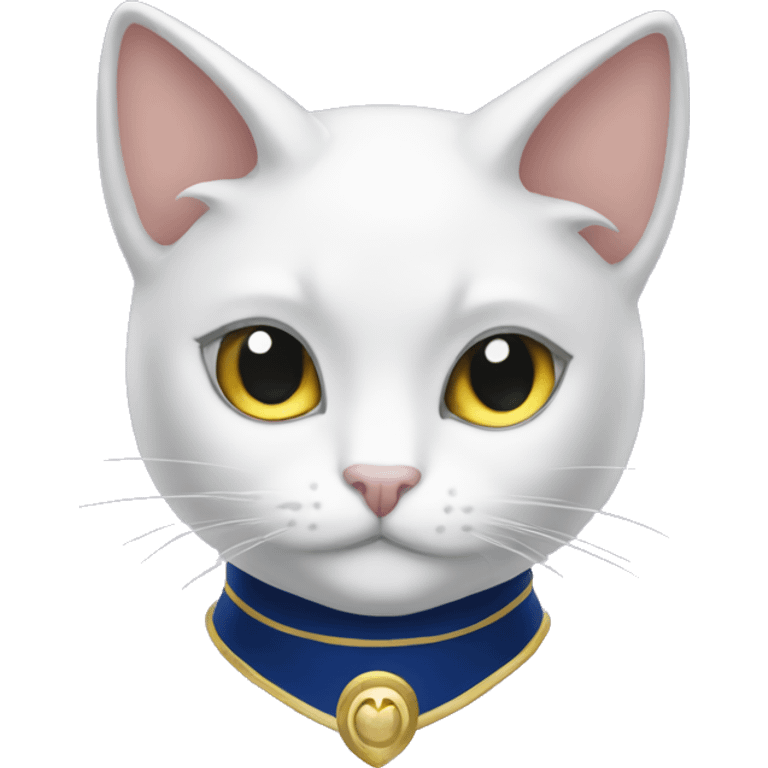 Luna cat from sailor moon emoji