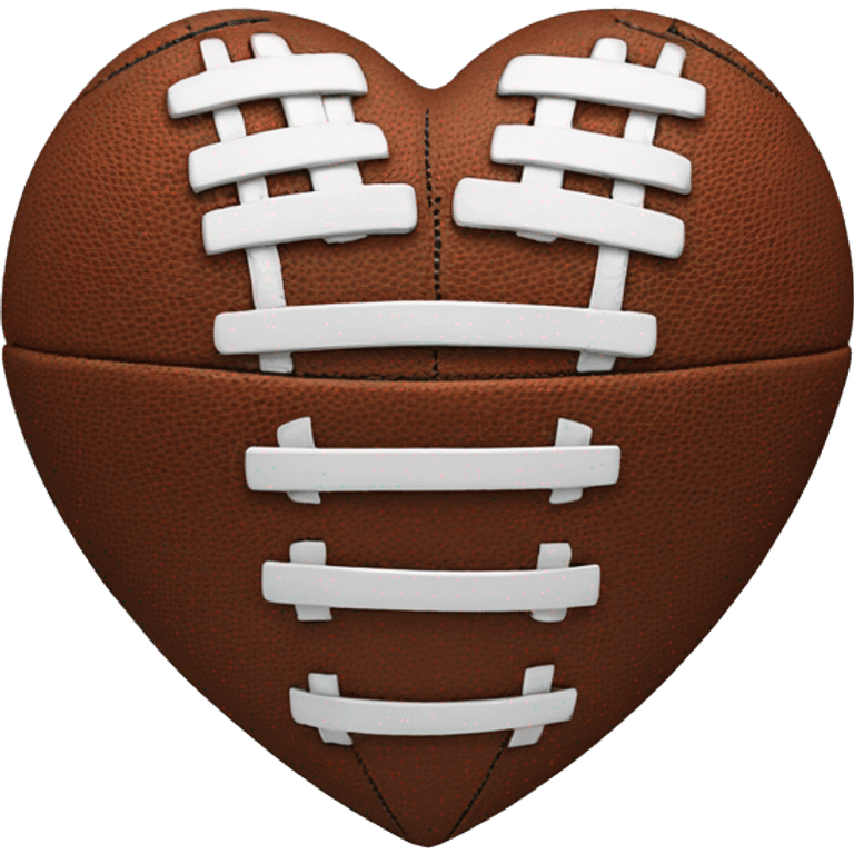 Football in heart emoji