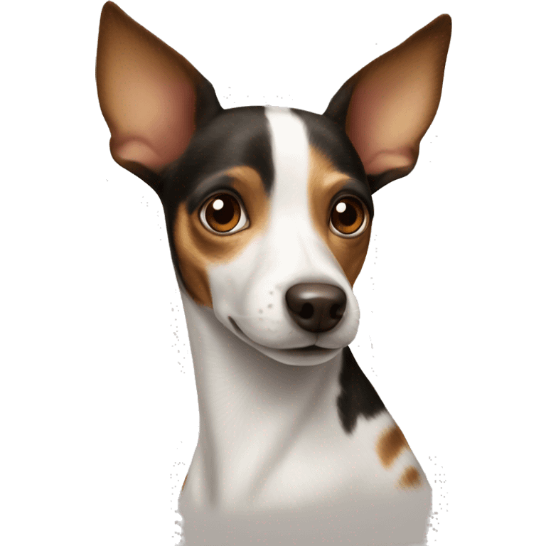 Rat terrier with brown spots emoji