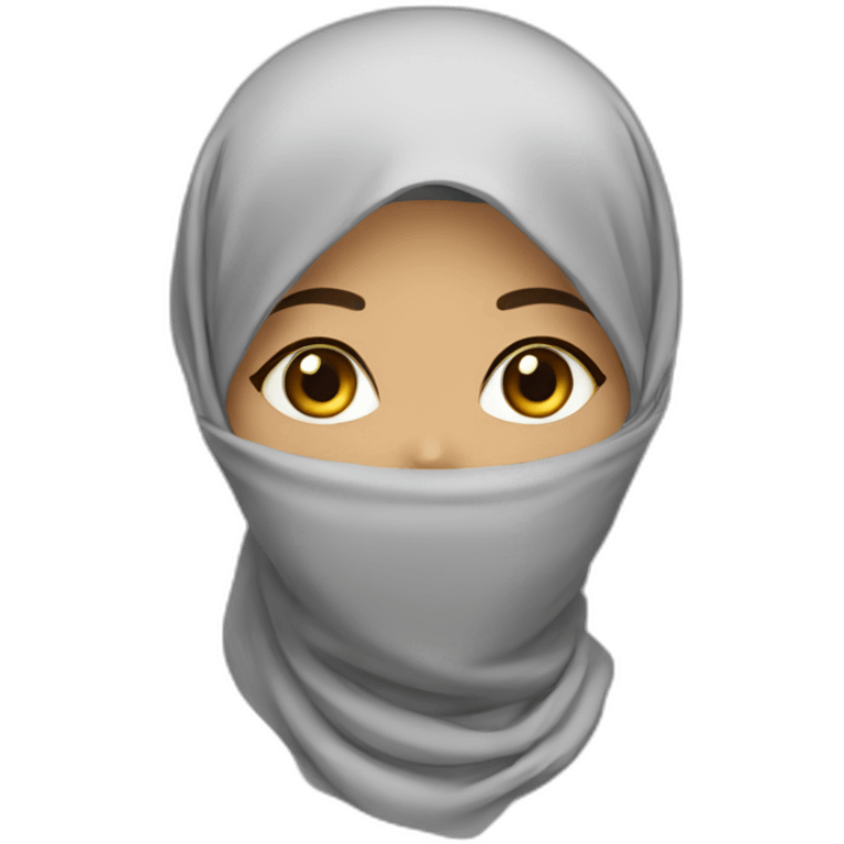 Algérien girl hijab emoji