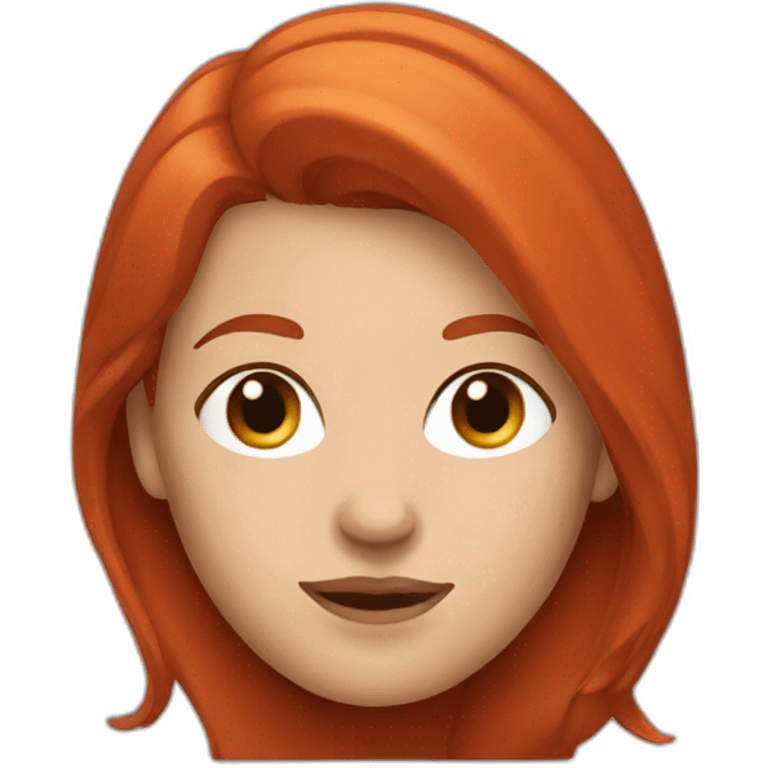 redhead woman emoji