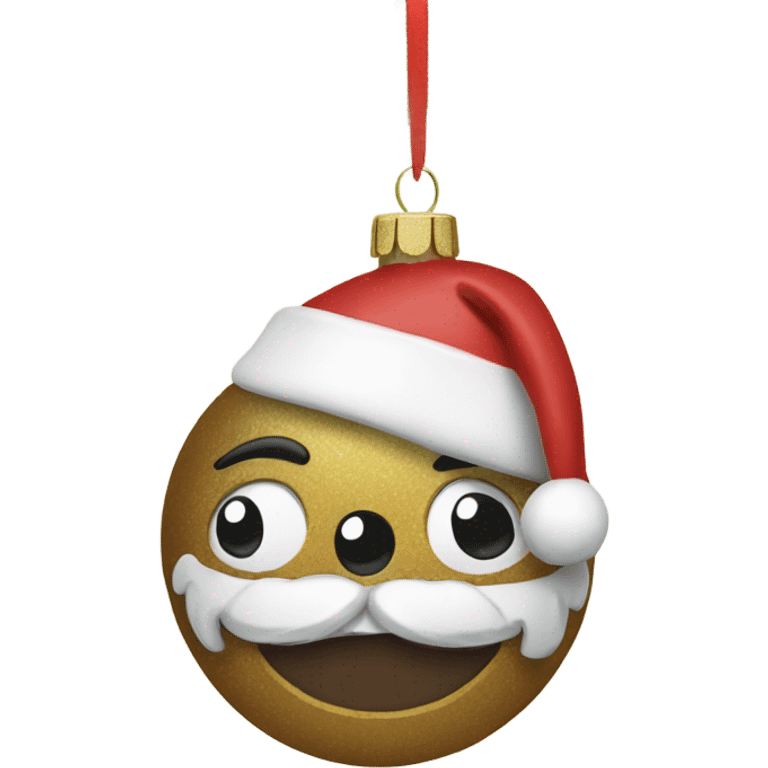 Christmas ornament emoji