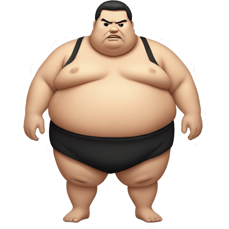 Fat sumo wrestler  emoji