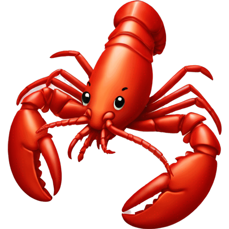 Lobster with hearth emoji emoji