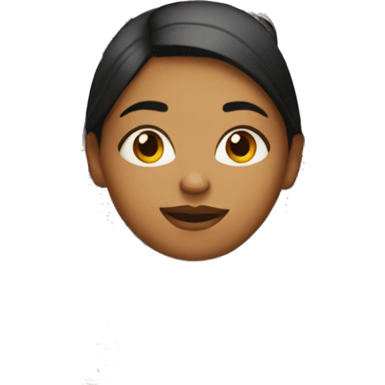 indian woman with a lot of black  emoji