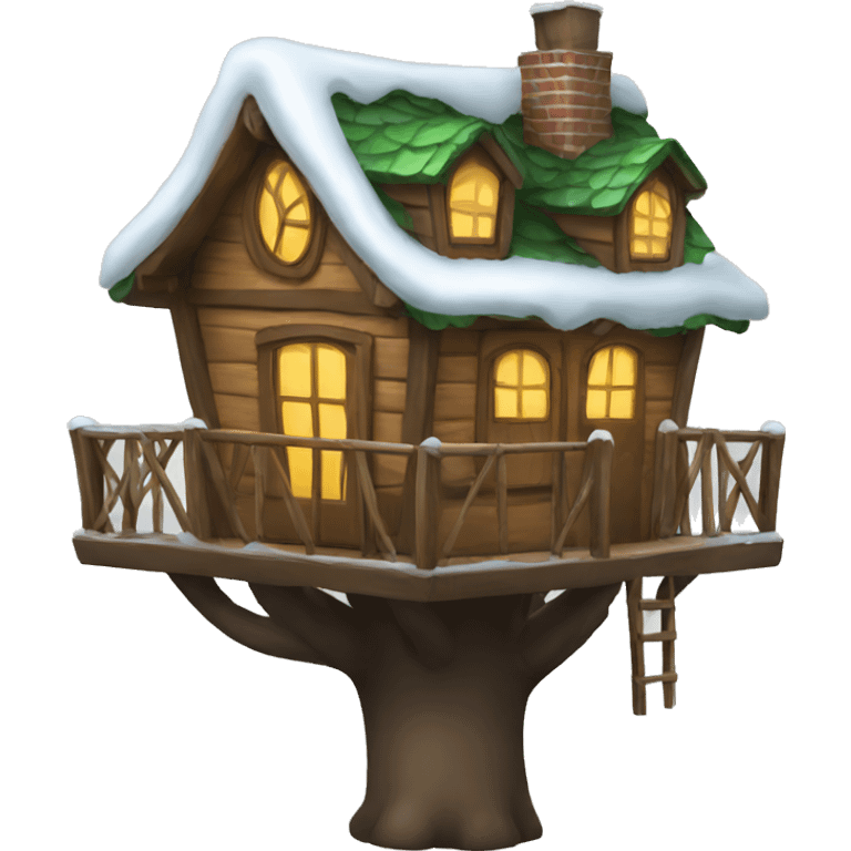 Christmas treehouse emoji