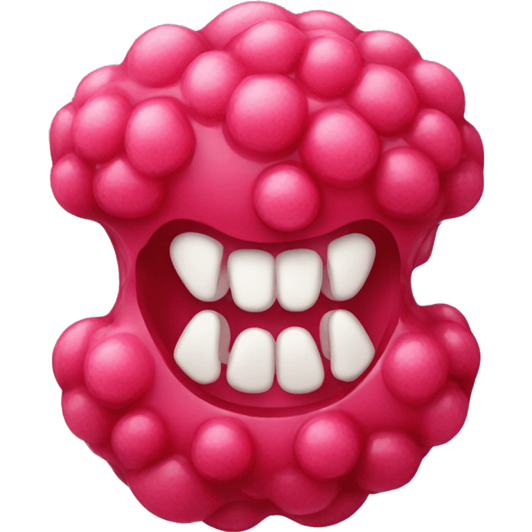 gummy raspberry candy emoji