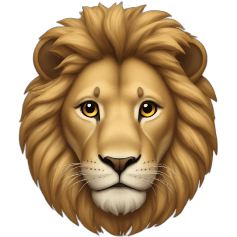 Lion face frome the side emoji