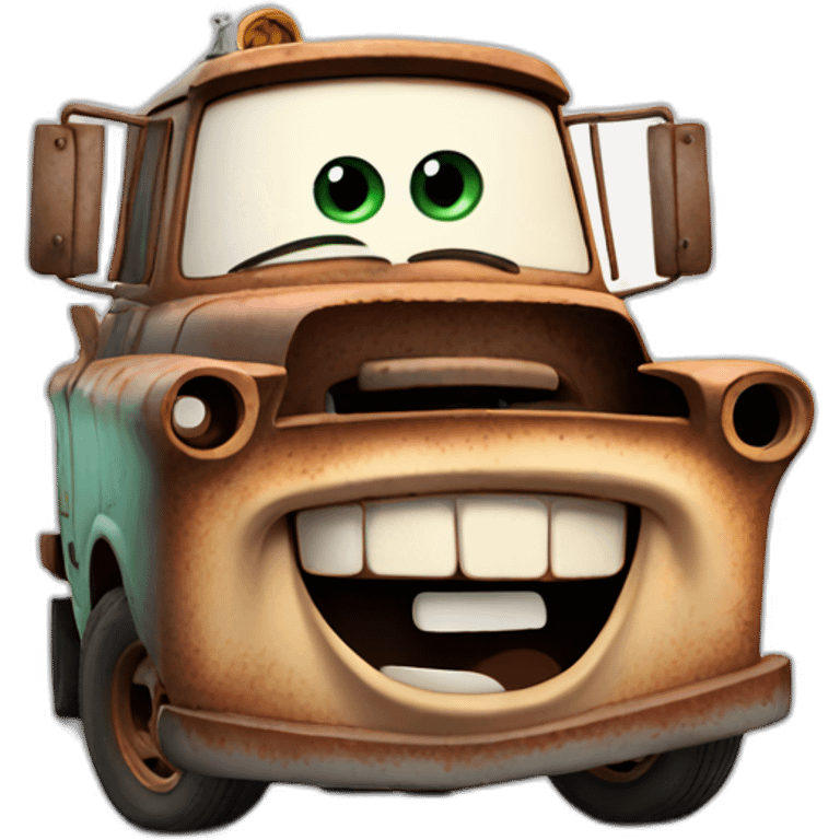 mater from cars movie emoji