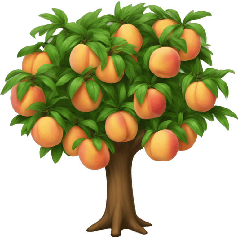 Peach tree emoji