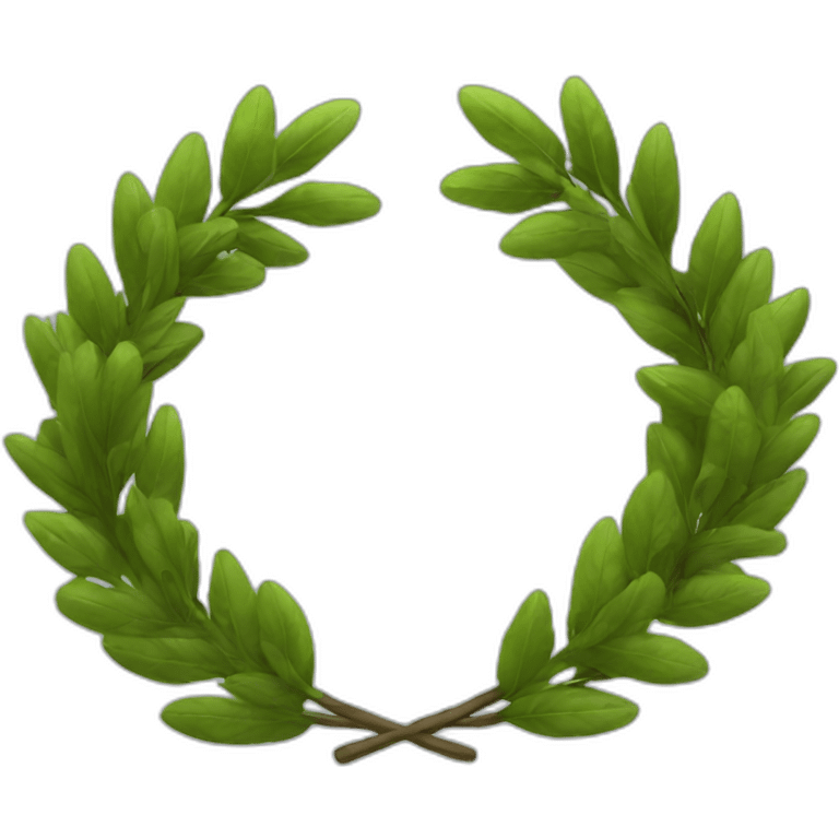 laurel wreath emoji