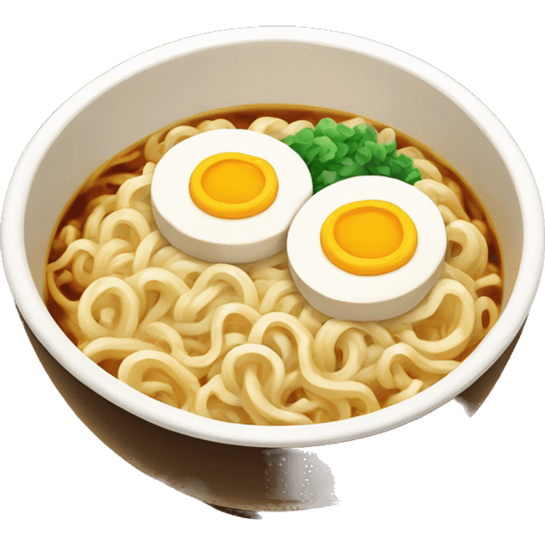 Fancy bowl of Ramen Asian noodles emoji