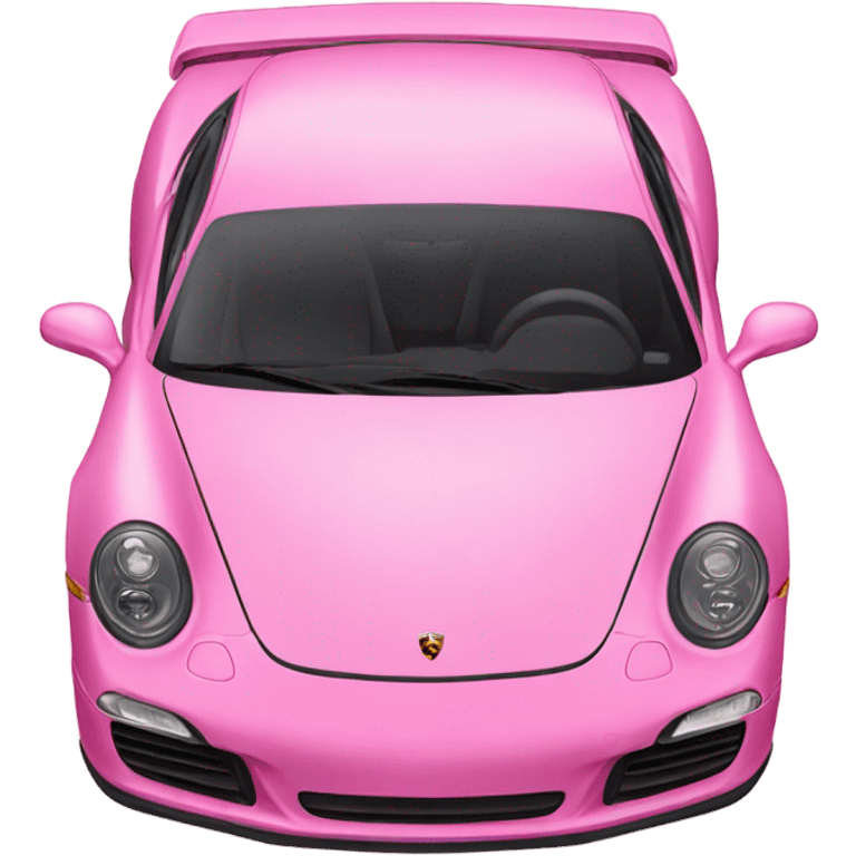 Pink Porsche  emoji