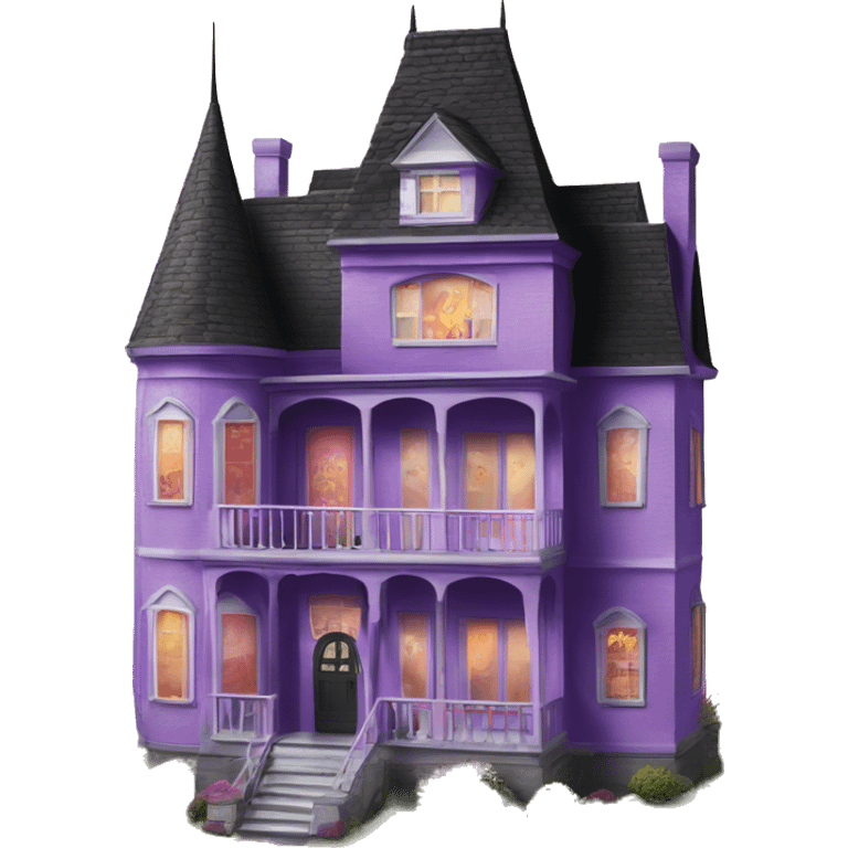 Barbie’s 5 story tall haunted dream house emoji