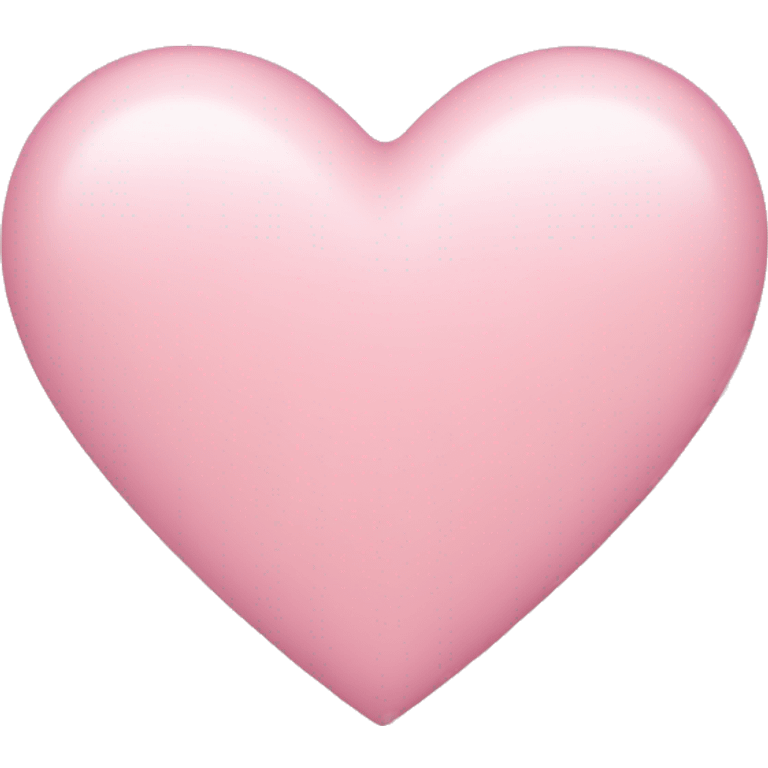 Light pink heart  emoji